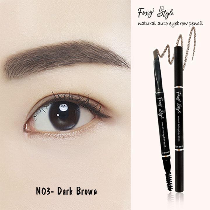 Chì Kẻ Mày Foxy Style Natural Auto Eyebrow Pencil N03
