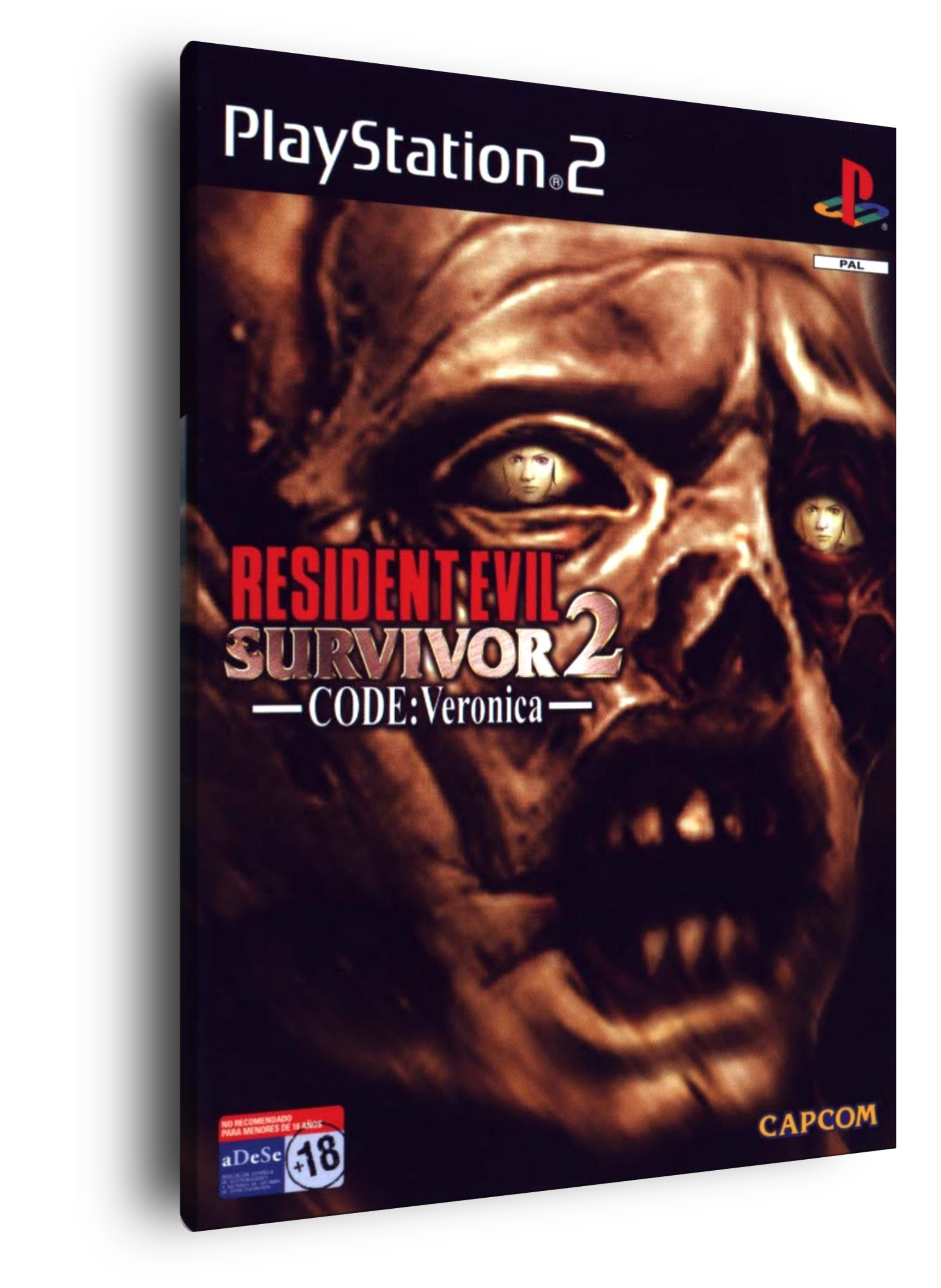 Đĩa game ps2, resident evil survivor 2 – code: veronica. cho ps2