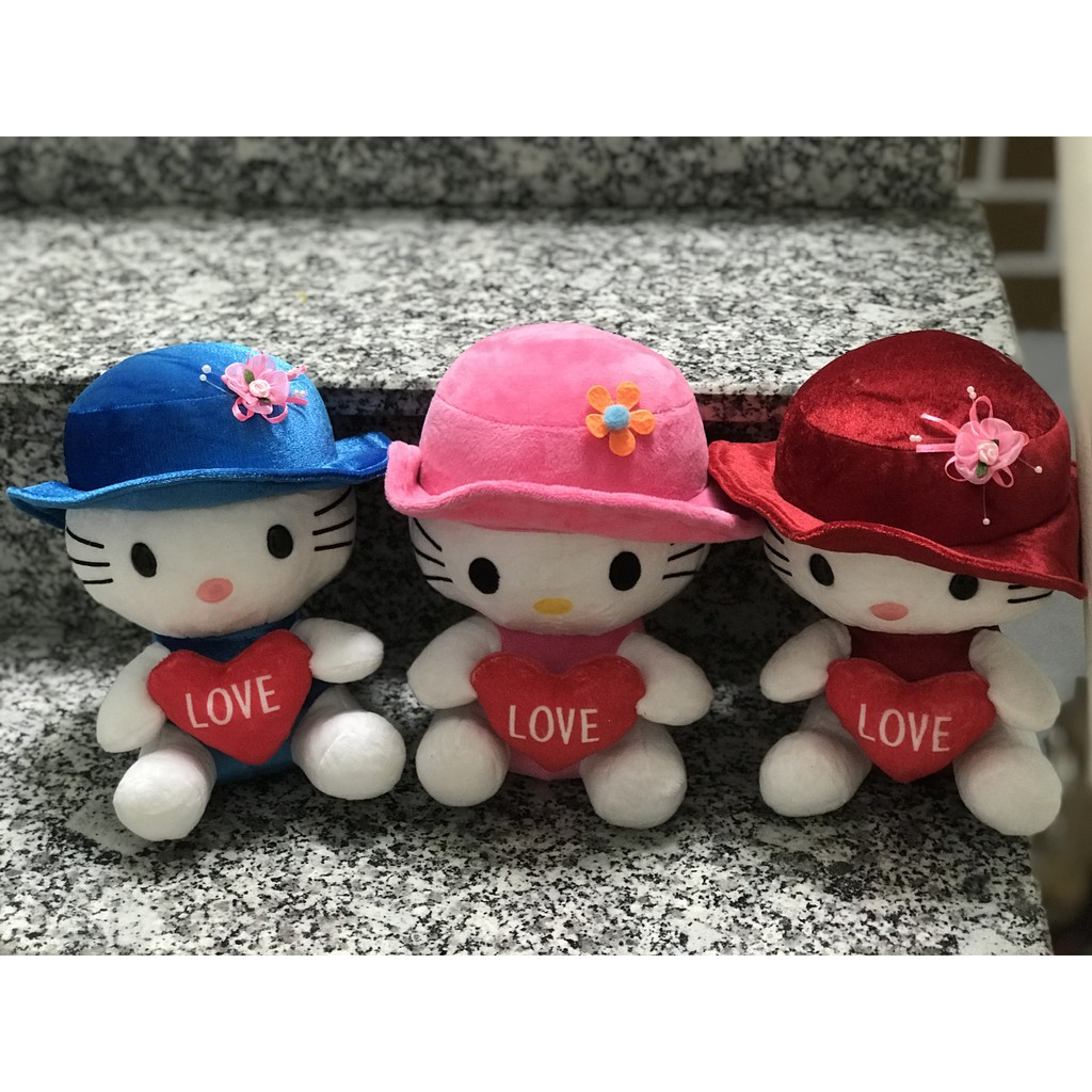 Thú bông mèo Hello kitty siêu dễ thương
