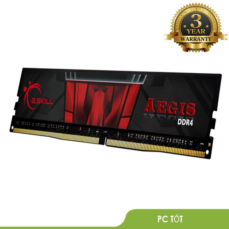 Bảng giá RAM G.SKILL AEGIS 8GB(8GBx1) DDR4 2666MHz F4-2666C19S-8GIS-Bảo hành 36 T Phong Vũ