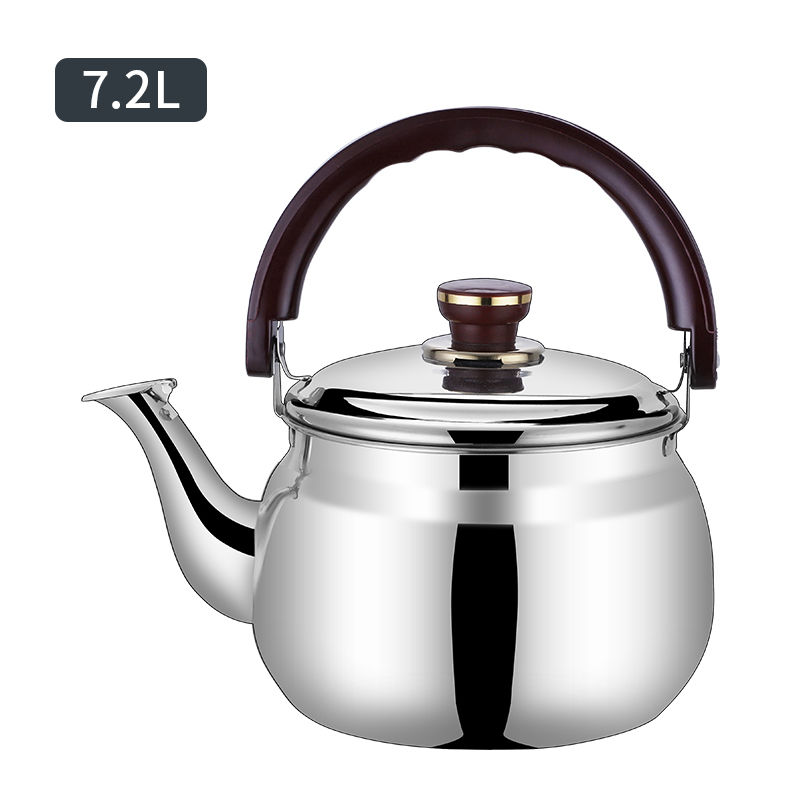 Ấm đun nước inox, bếp từ, gas, đáy phẳng, bình gas gia dụng dung tích lớn, ấm đun nước mingyin