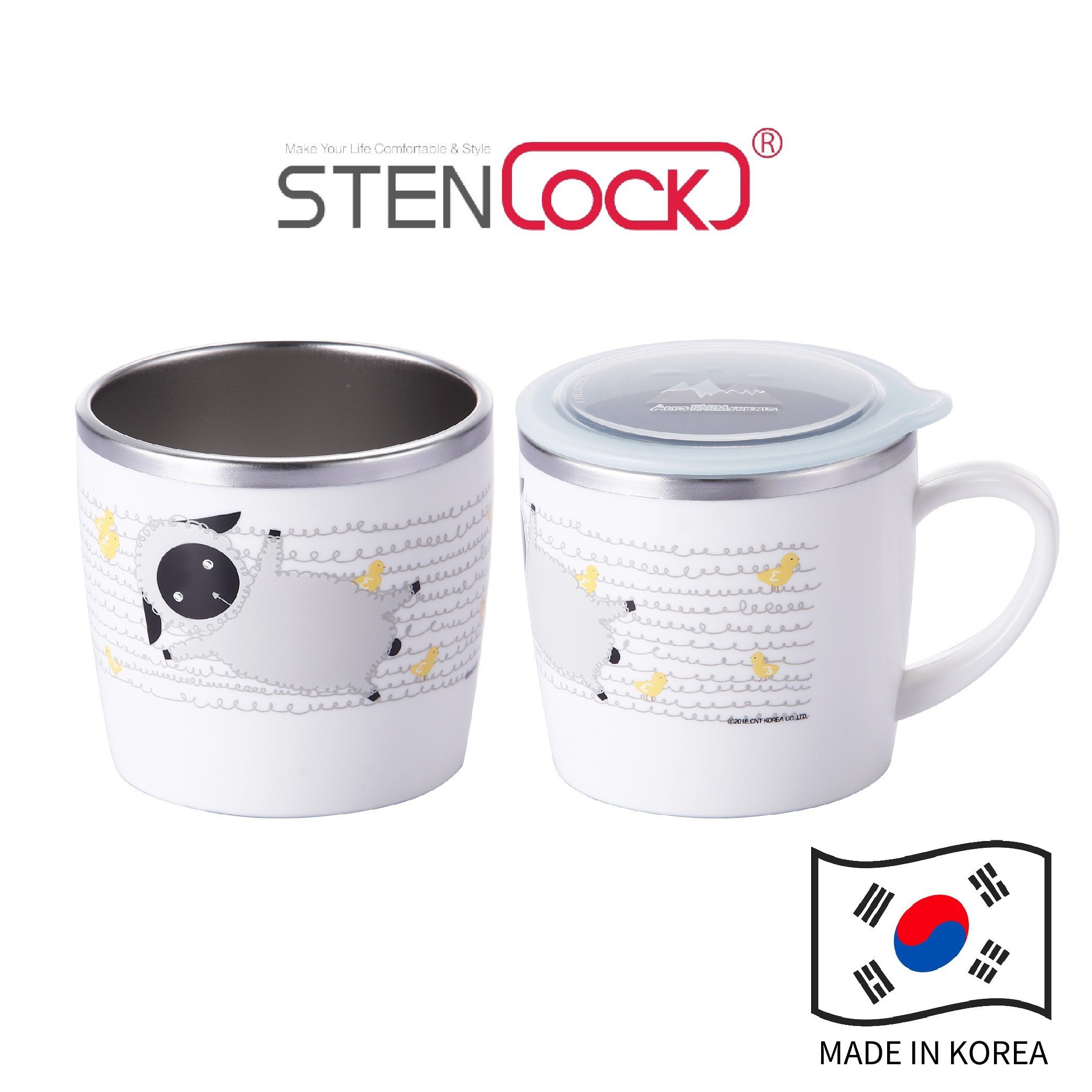 Bộ ăn dặm CAO CẤP Stenlock Hàn Quốc cho bé