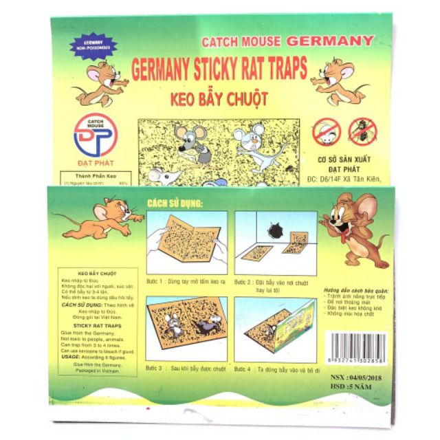 Combo 2 Miếng Keo Bẫy Chuột - Keo Dính Chuột