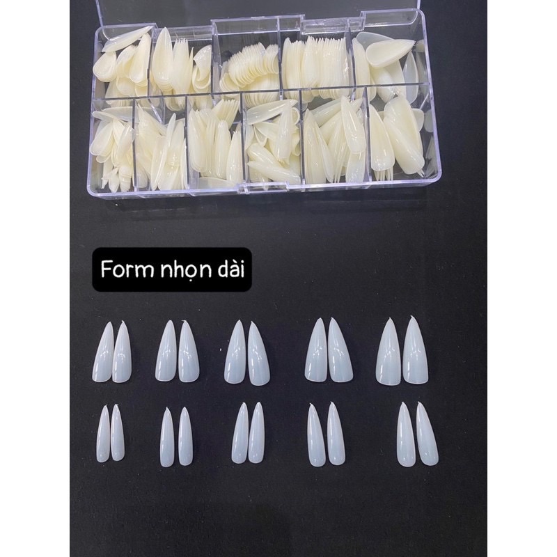 [HCM]Móng úp HSM bán lẻ full size 0-9( mỗi size 4 móng - 40 móng/gói )