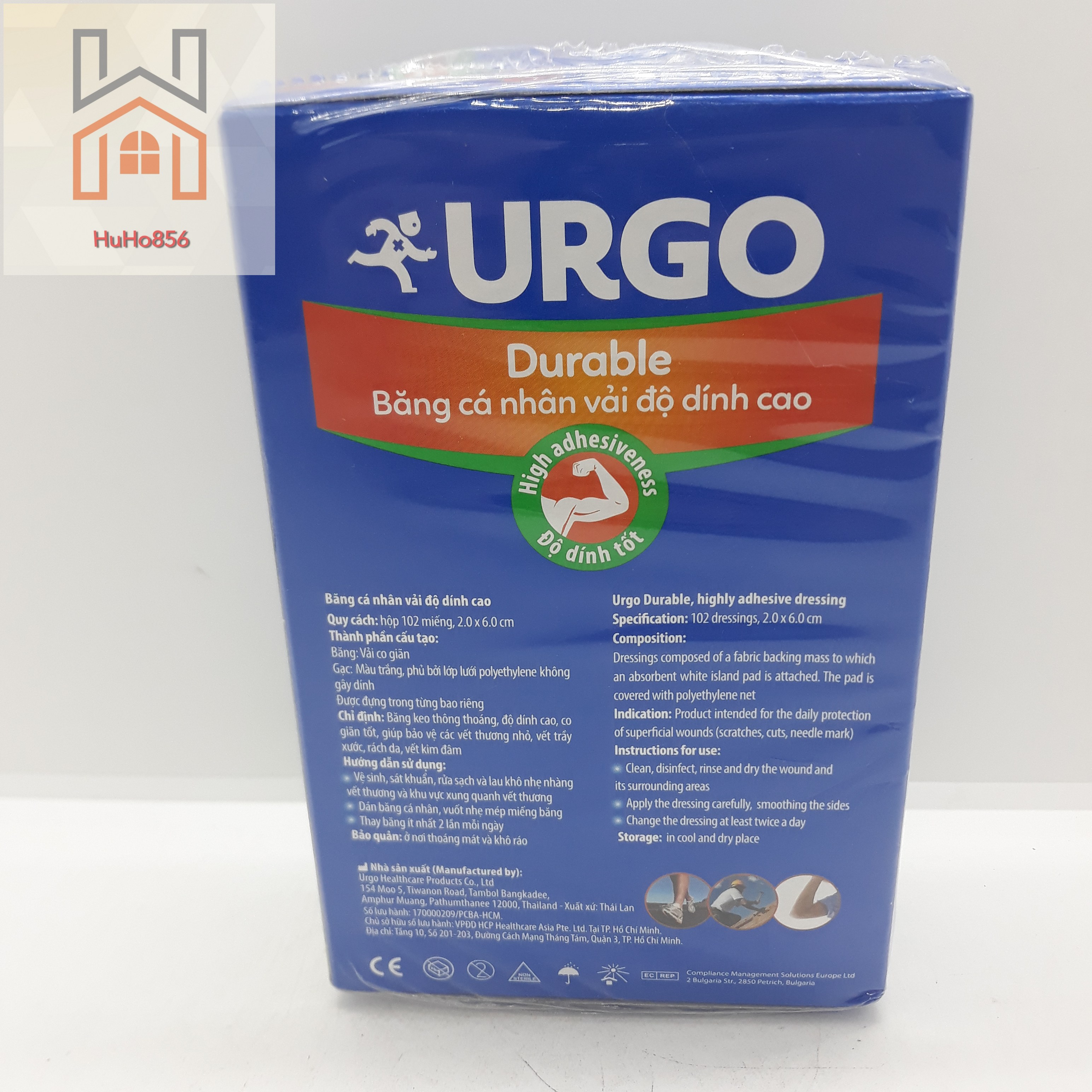 Băng Cá Nhân Urgo- Hộp 30 & 102 miếng