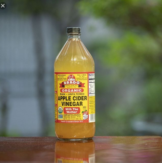 Bragg Giấm táo hữu cơ ( chai thủy tinh, có giấm cái ) 946ml (V)