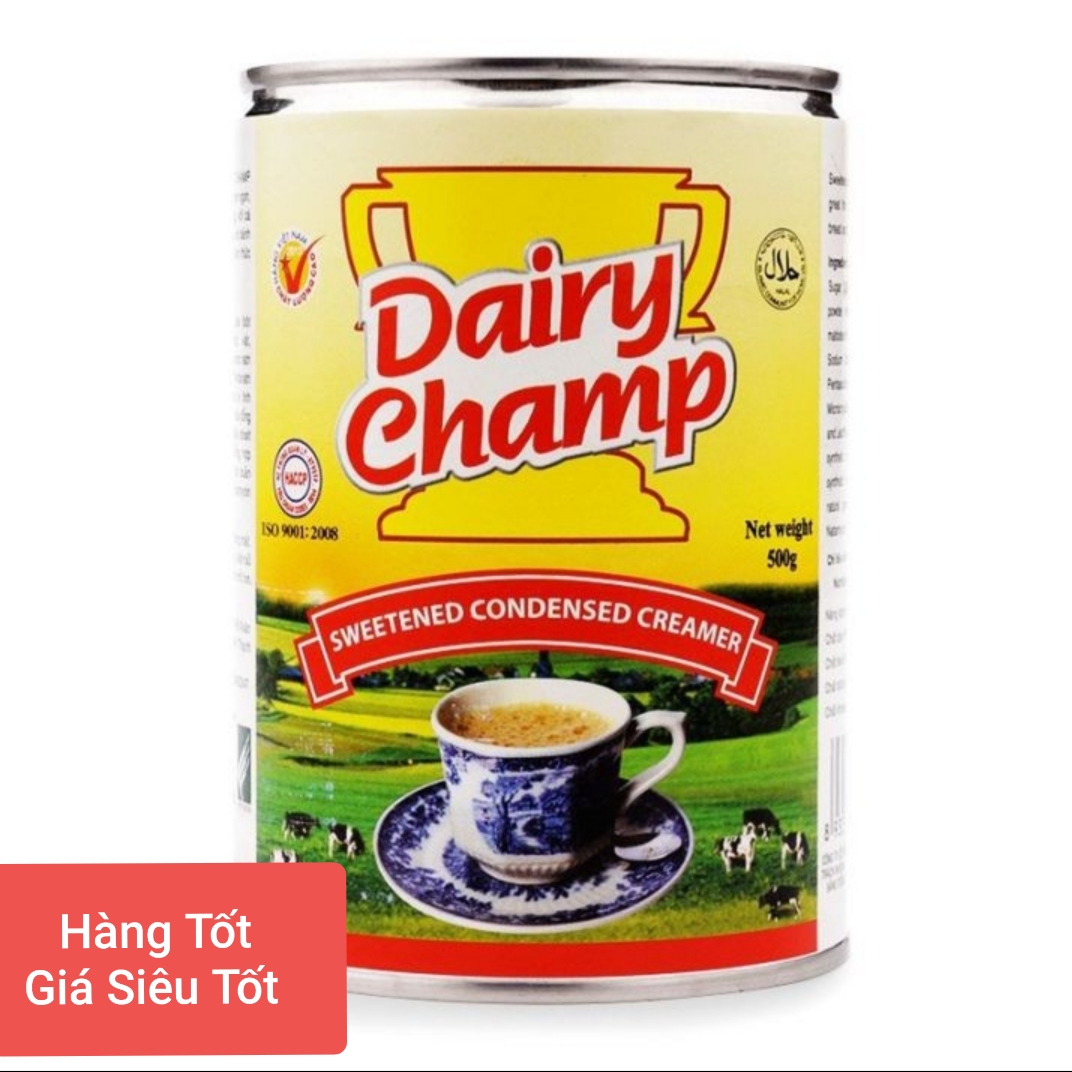 Sữa đặc có đường DAIRY CHAMP 500g/lon