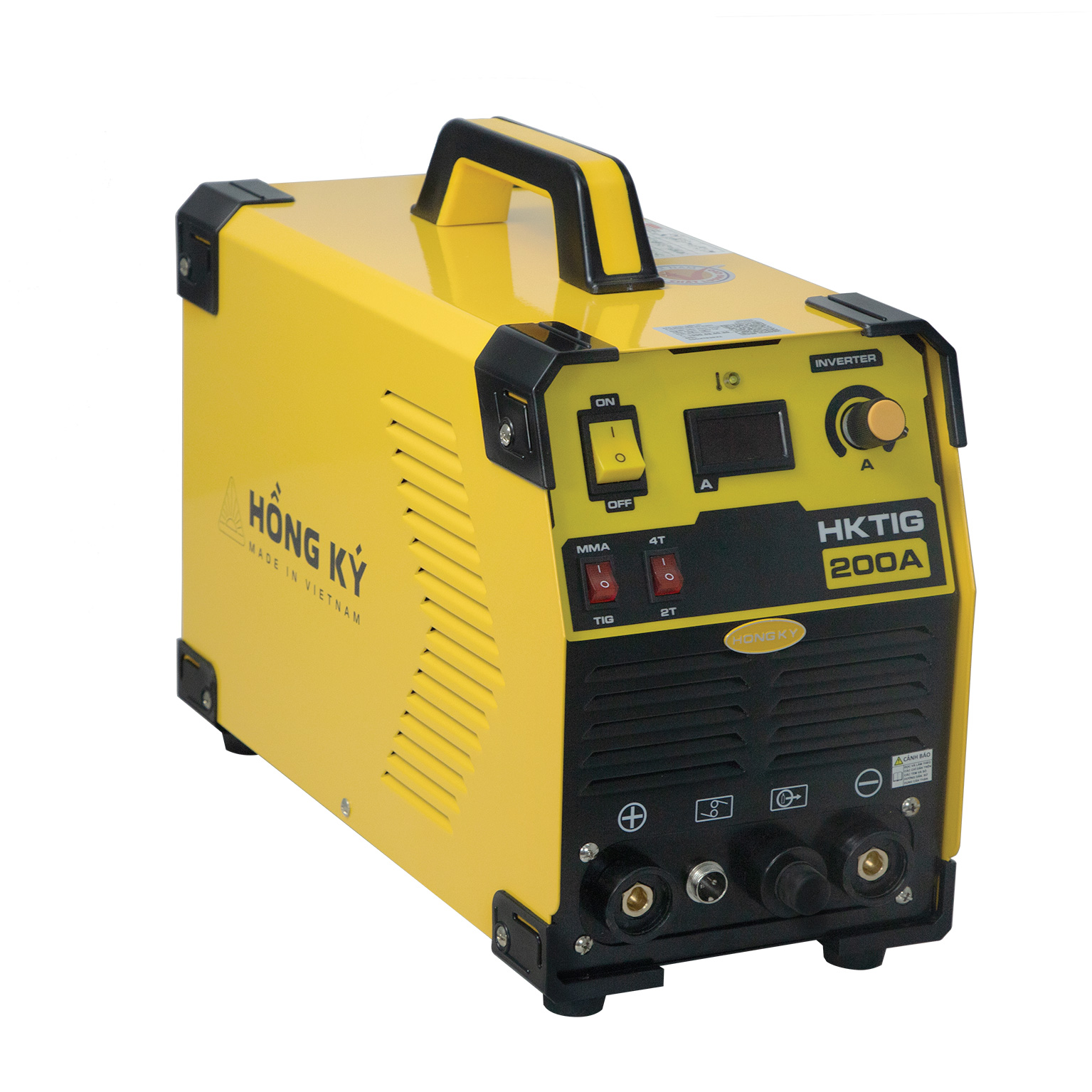 Máy Hàn Điện Tử Hồng Ký HK TIG 200A ( Vàng)