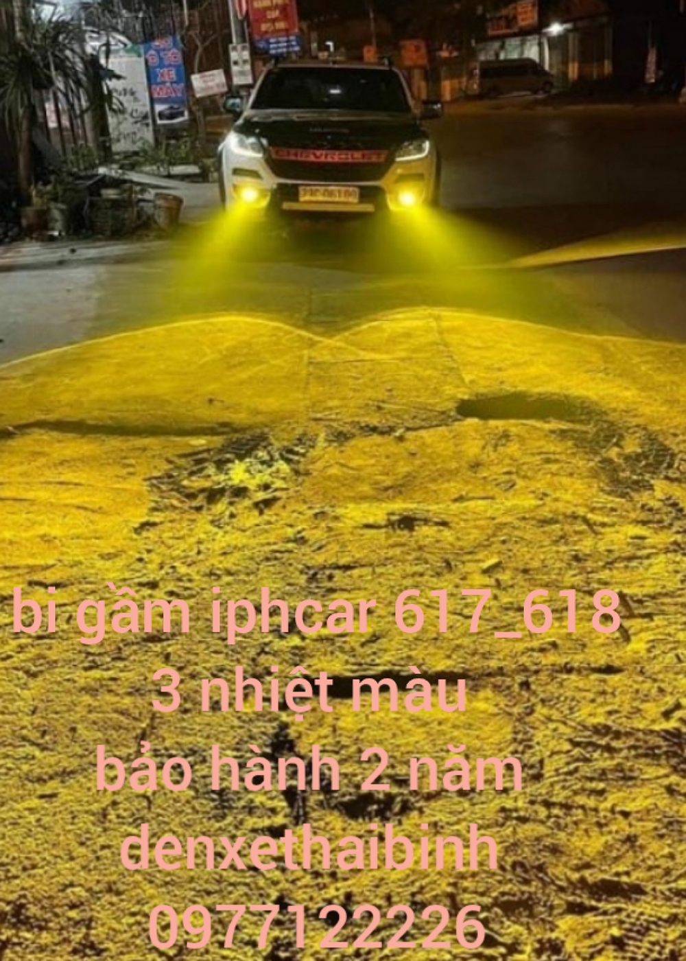 led bi cầu mini cos vàng pha trắng chân h4 12w