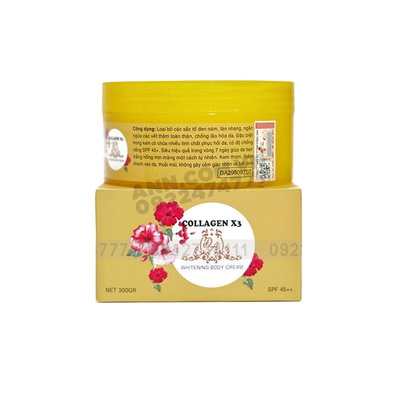 Kem body collagen x3 mỹ phẩm đông anh