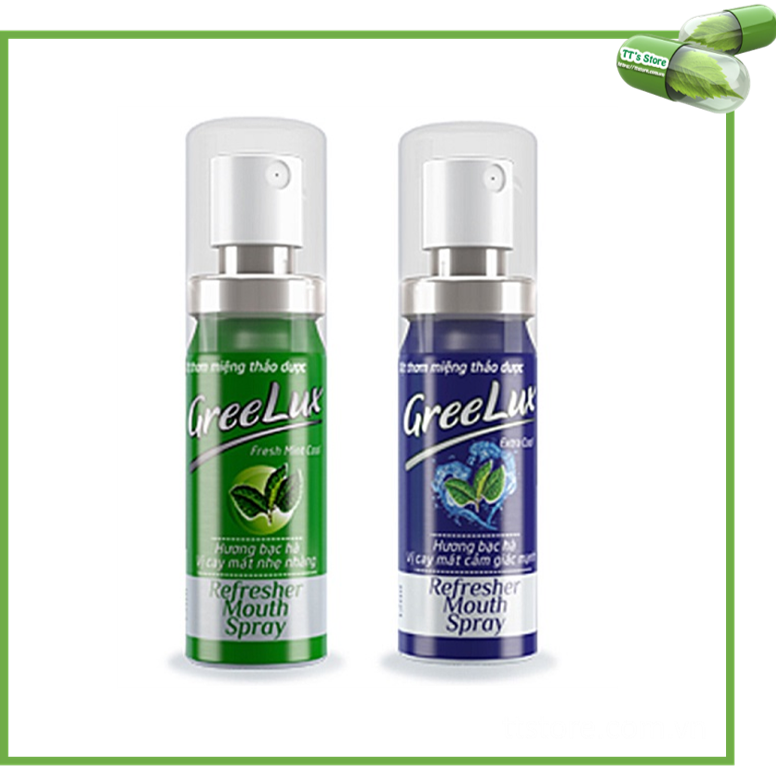 [HCM]Xịt Thơm Miệng Thảo Dược GREELUX [Chai 12ml] Extra Cool / Fresh Mint Cool [Grelux greenlux greelus]