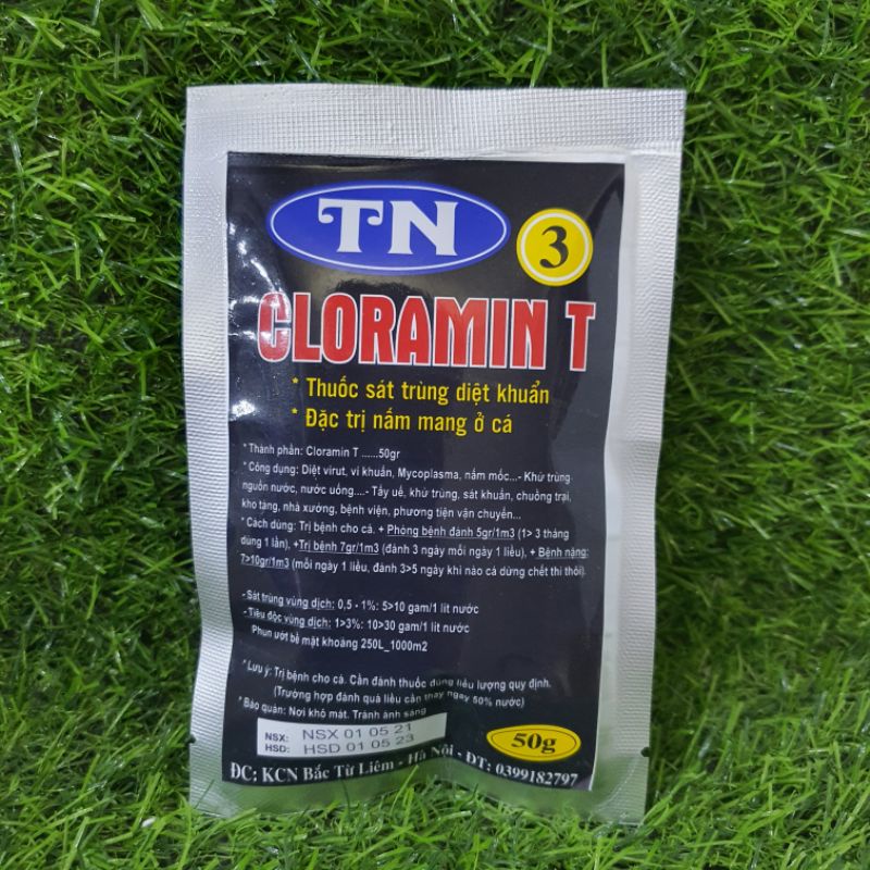 Cloramin TN3  diệt khuẩn & tri nấm mang ở cá ( 50ml)