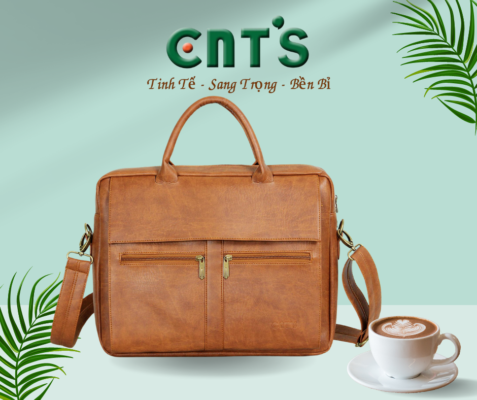 Cặp da nam công sở CNT HQ19 cao cấp