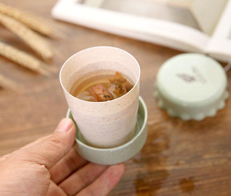 Ly lúa mạch xếp gọn