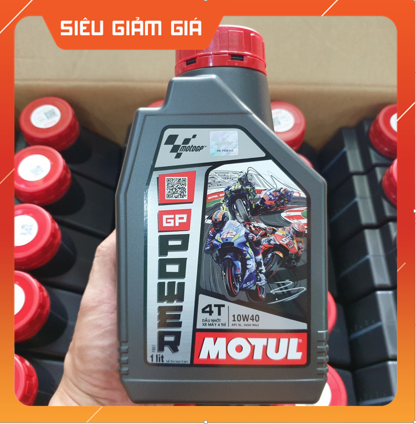 [HCM](Giảm giá đặc biệt) Dầu nhớt motul moto GP Power 10w40 MA2 chai 800ml