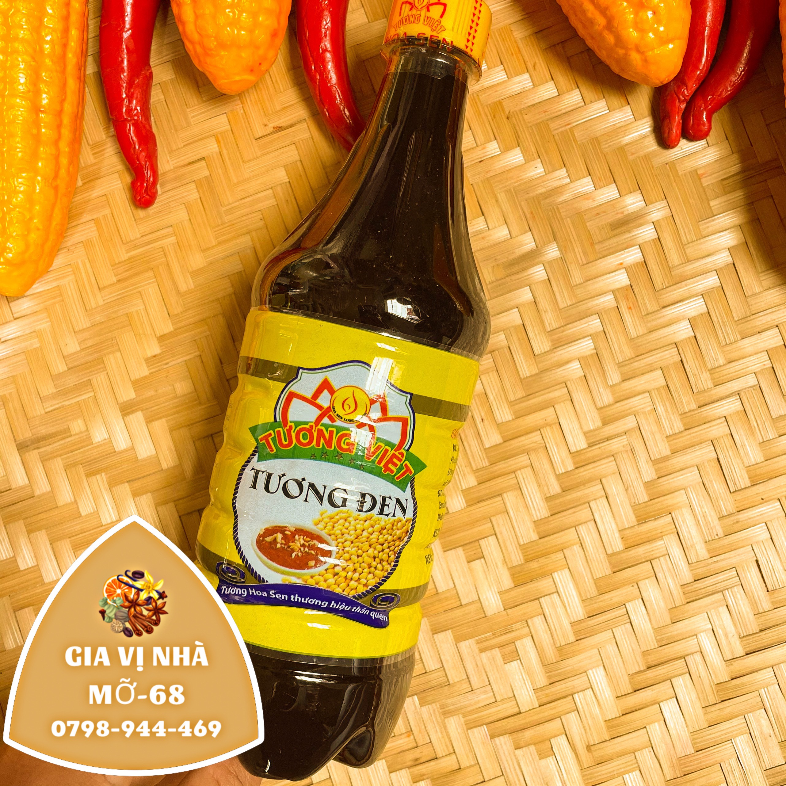 TƯƠNG ĐEN PHỞ HOA SEN - TRỌNG LƯỢNG 700GR