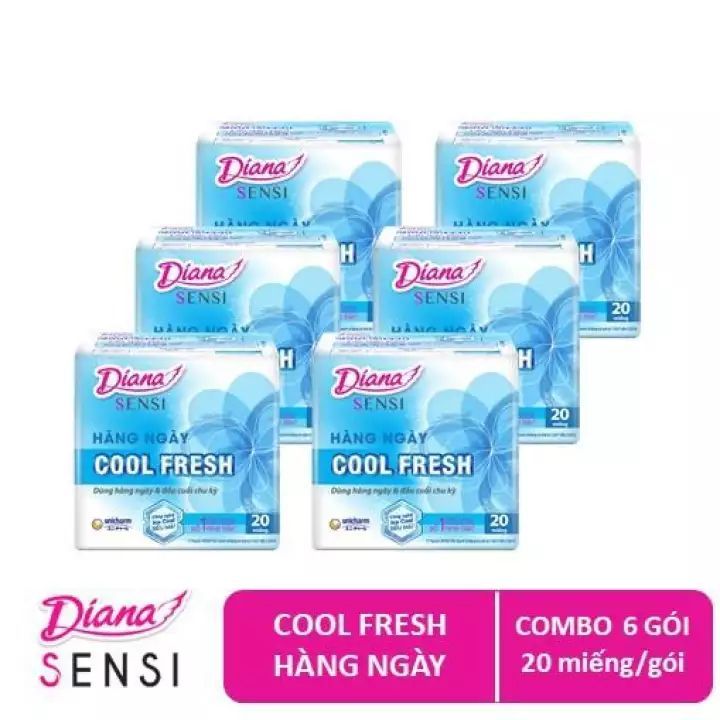 Combo 6 gói Bvs hàng ngày sensi cool