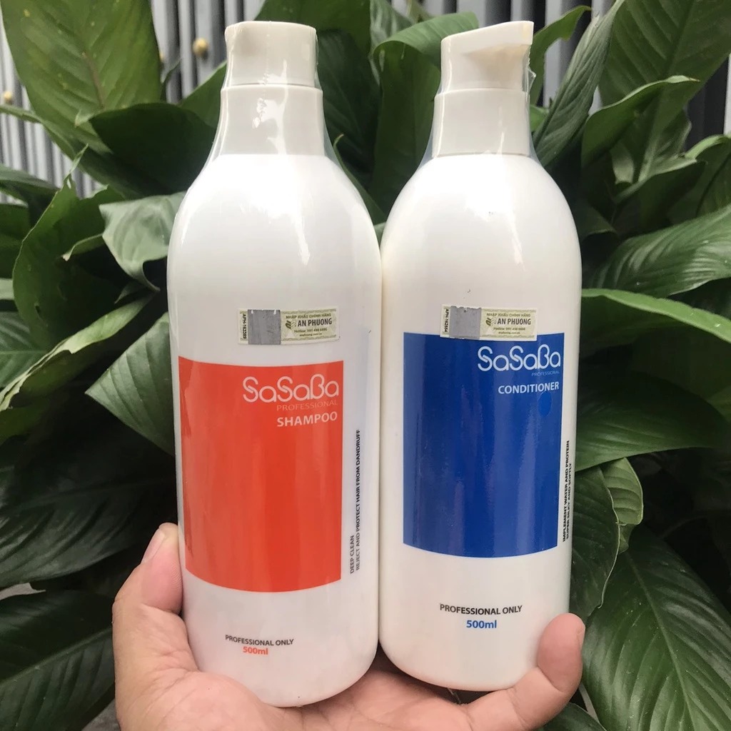 DẦU GỘI SASABA PLUS TRÒN 500ml phục hồi tóc siêu mềm