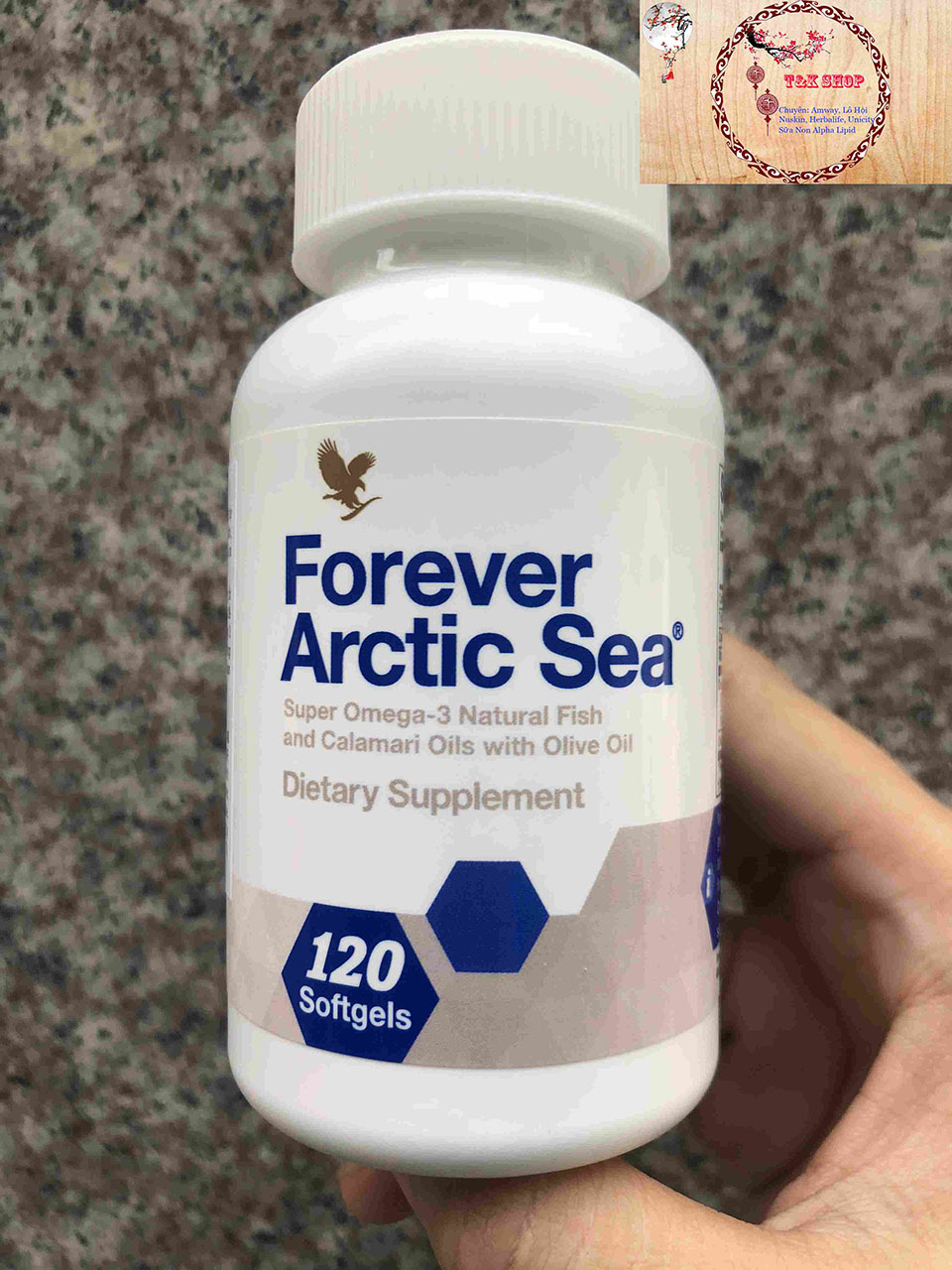 RẺ VÔ ĐỊCH Viên Dầu Cá Lô Hội Forever Arctic Sea Omega 3 376FLP