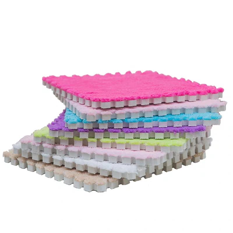 [HCM]COMBO 20 TẤM THẢM XỐP TRẢI SÀN MẶT LÔNG 30X30CM