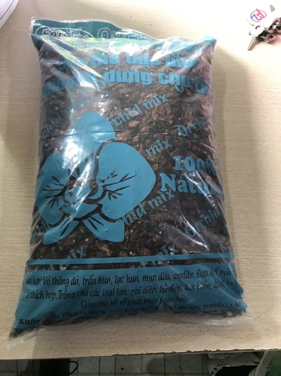 1kg giá thể trồng lan cao cấp đã xử lý cho người tập chơi