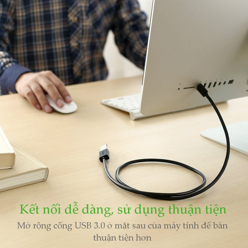 Dây nối dài USB 3.0 dài 1-3M UGREEN US129
