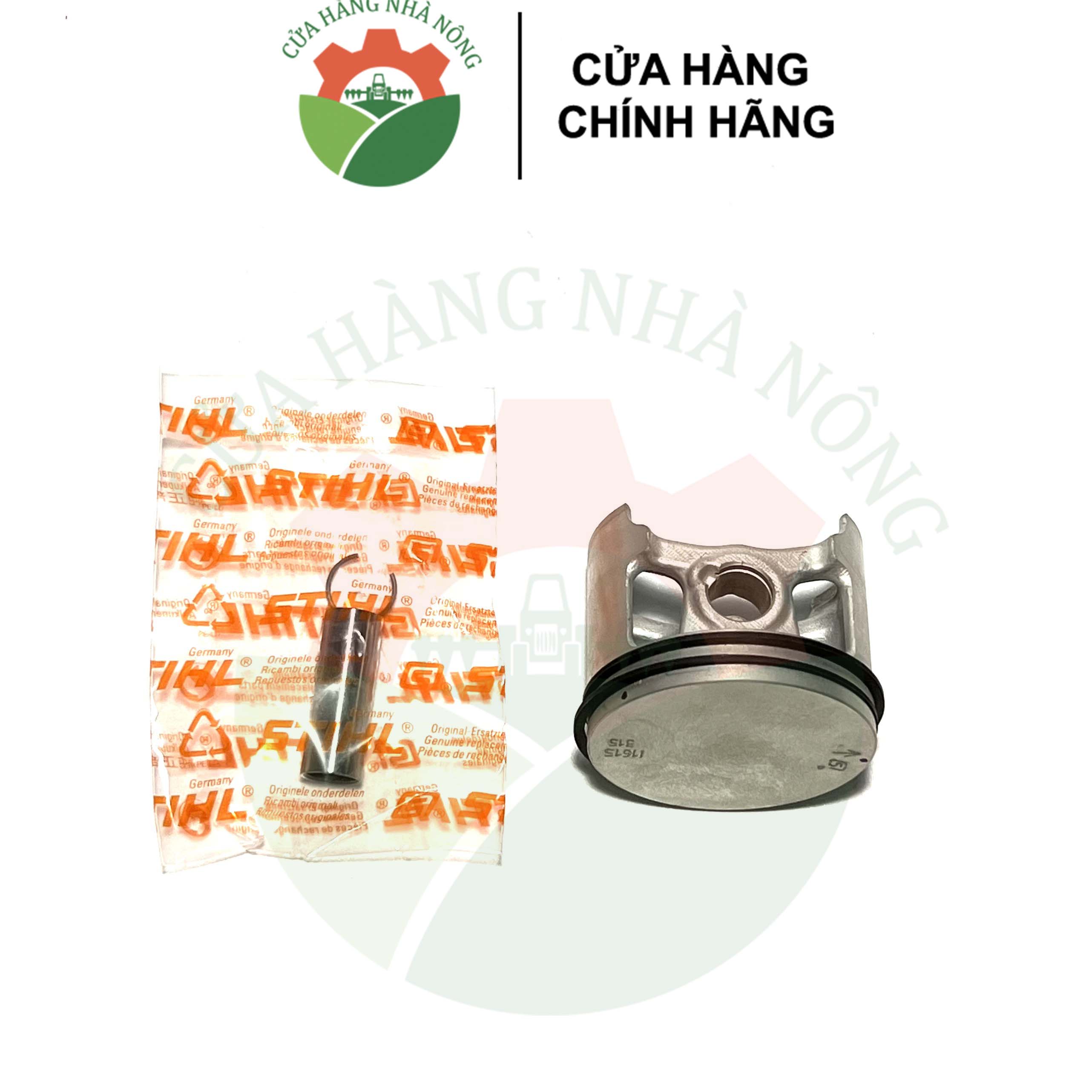 Piston bạc máy cưa stihl ms 066 zin - phụ tùng stihl chính hãng