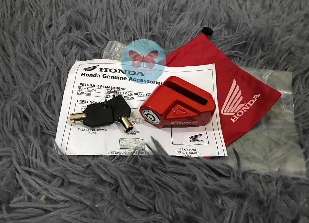 [HCM]KHÓA ĐĨA XE MÁY HONDA NHẬP KHẨU INDONESIA