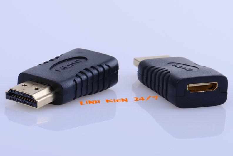 ĐẦU CHUYỂN ĐỔI MINI HDMI CÁI SANG HDMI ĐỰC