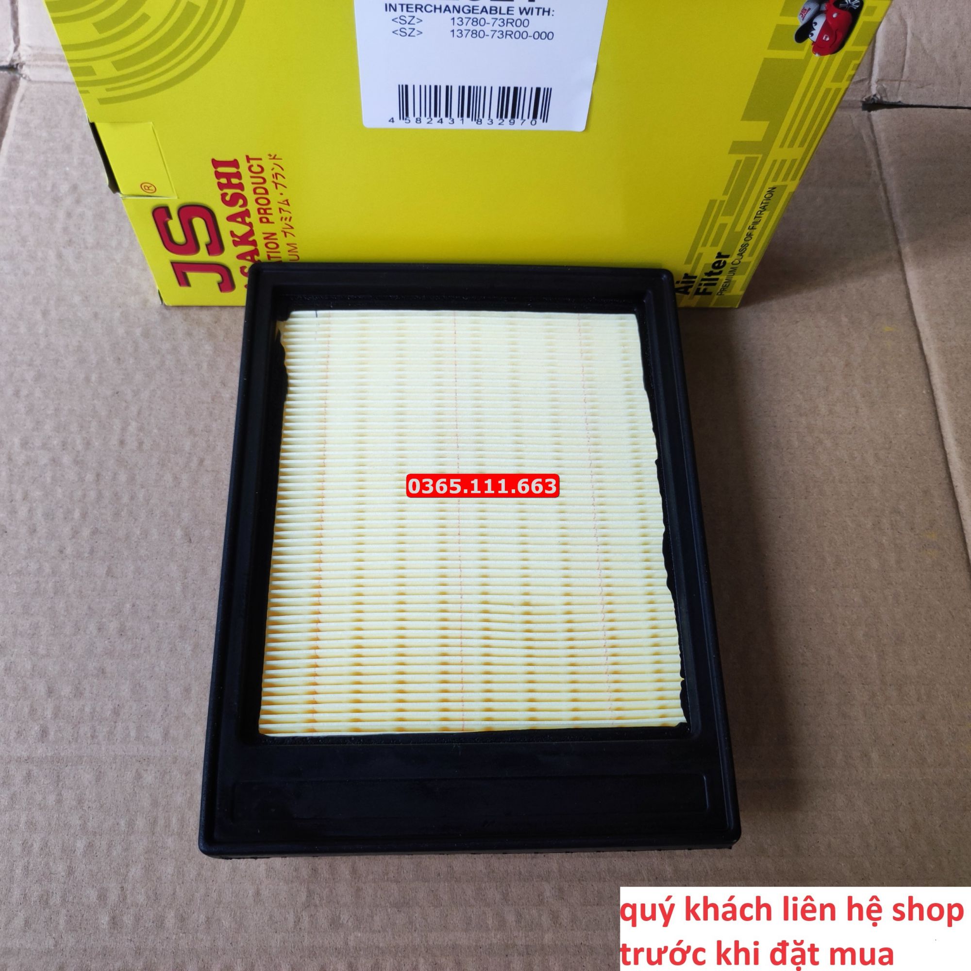 Lọc gió động cơ suzuki xl7 2020-2024 js asakashi