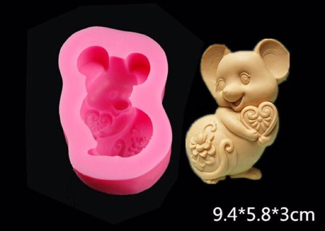 Bộ Khuôn Silicon 4D 12 Con Giáp Lẻ Từng Con