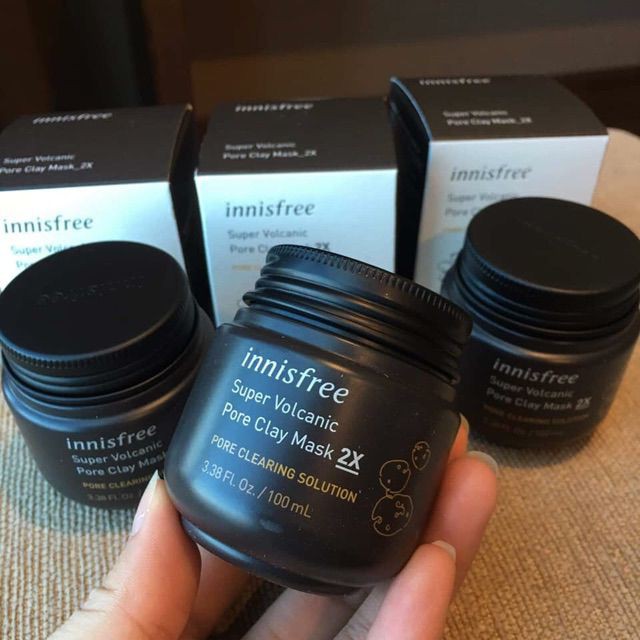 Mặt nạ đất sét Innisfree Super Volcanic Pore Clay Mask 2X