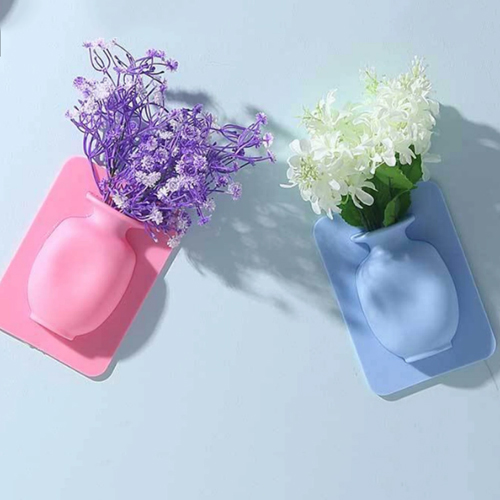 Bình Đựng Hoa Silicon Dán Tường Siêu Đẹp