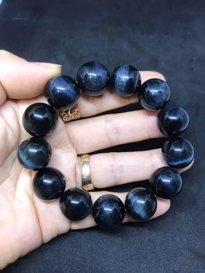 [HCM]VÒNG TAY ĐÁ MẮT CHIM ƯNG HÀNG THIÊN NHIÊN 16LY-18ly