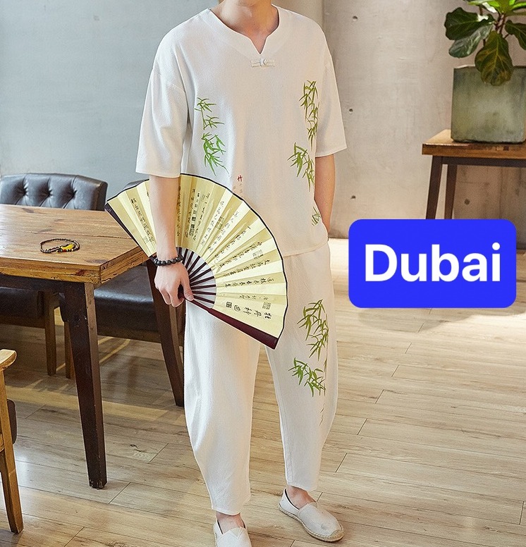 ĐỒ BỘ THỂ THAO CÂY TRÚC XANH NHẬT BẢN  SET ĐỒ BỘ THỂ THAO ĐỒ BỘ TẬP GYM MANG Ở NHÀ VÀ ĐI CHƠI ĐỒ BỘ NAM PHONG CÁCH CAO CẤP - DUBAI FASHION