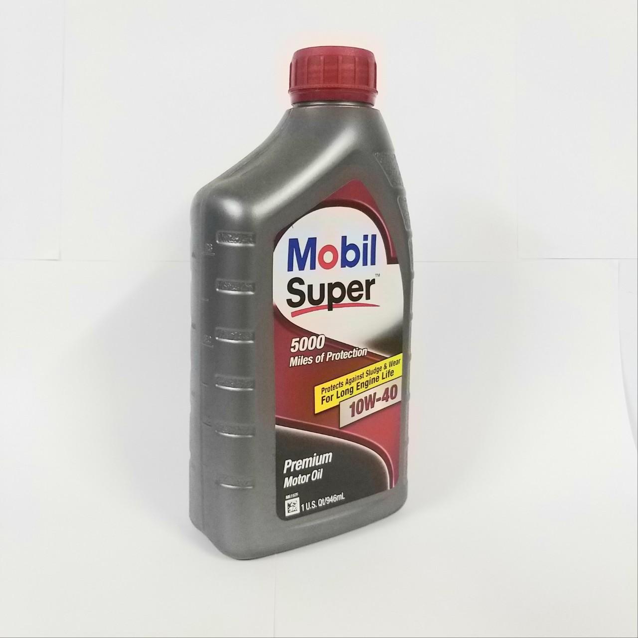 [HCM]Nhớt Mobil Super 5000 SAE 10W40 1L