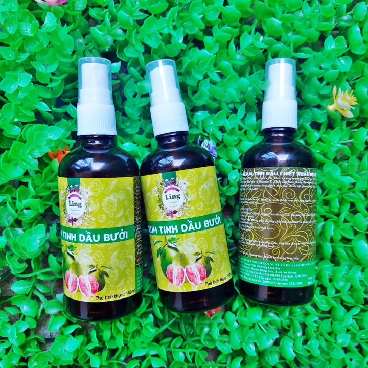Tinh dầu bưởi mọc tóc hói gàu Ling 100ml