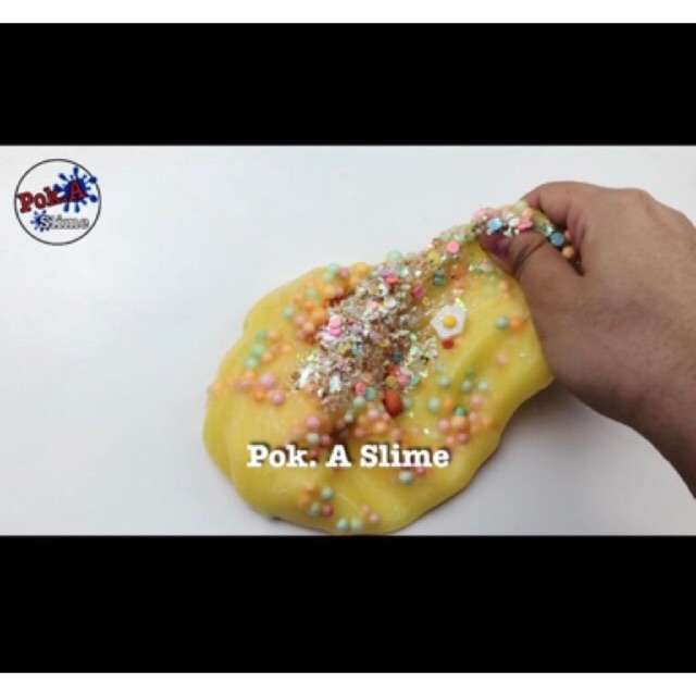Slime Omelette Trứng rán thập cẩm - chất gummy kẹo dẻo