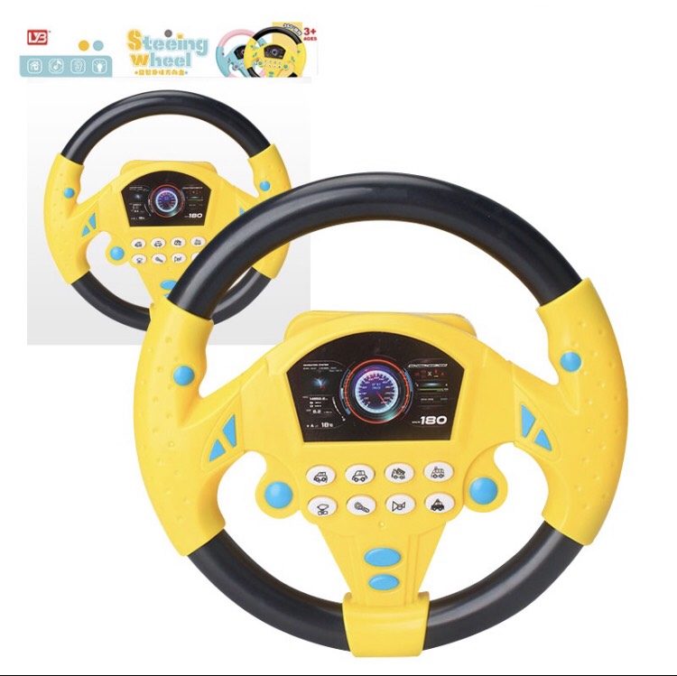 Đồ Chơi Vô Lăng gắn xe hơi xoay 360 độ Cho Bé có âm thanh - Smart Baby