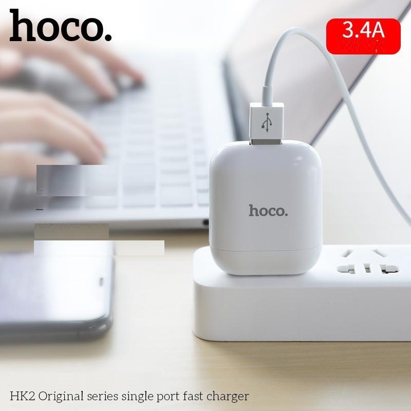 Cốc sạc nhanh Hoco HK2 Original series Output max 3.4A - Nhat Tin Authorised Store