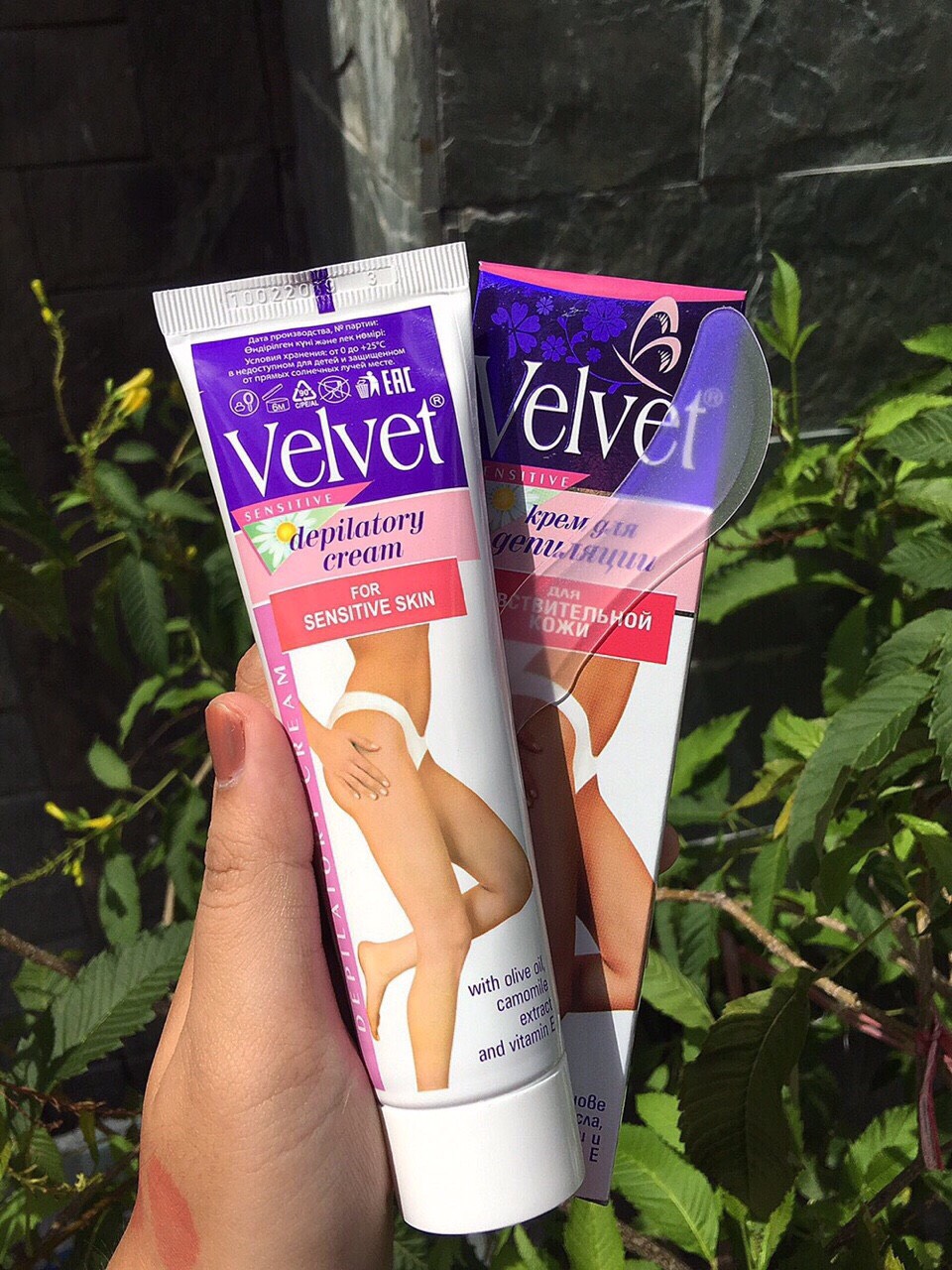 Kem Tẩy Lông Velvet Sensitive Nga 100ml