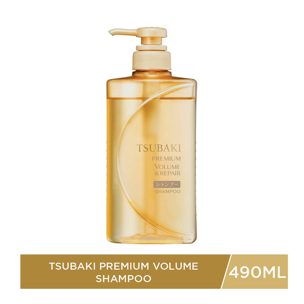 Dầu Gội Tsubaki Premium Repair Shampoo Phục Hồi Hư Tổn 490ml