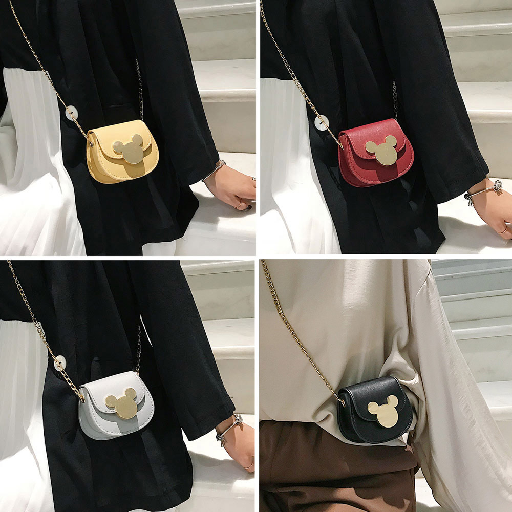 Túi Mini Nhỏ Đeo Chéo Khuy Tai Chuột - 100style