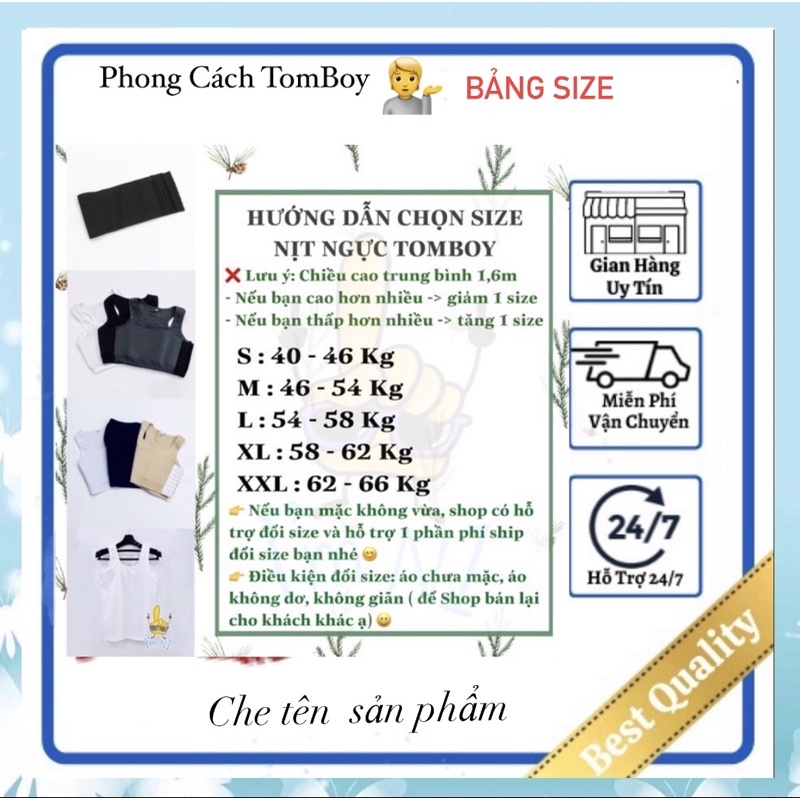 Phong Cách Tomboy [ Áo Lưới Kèm Nịt Định Hình Ngực Phẳng ]