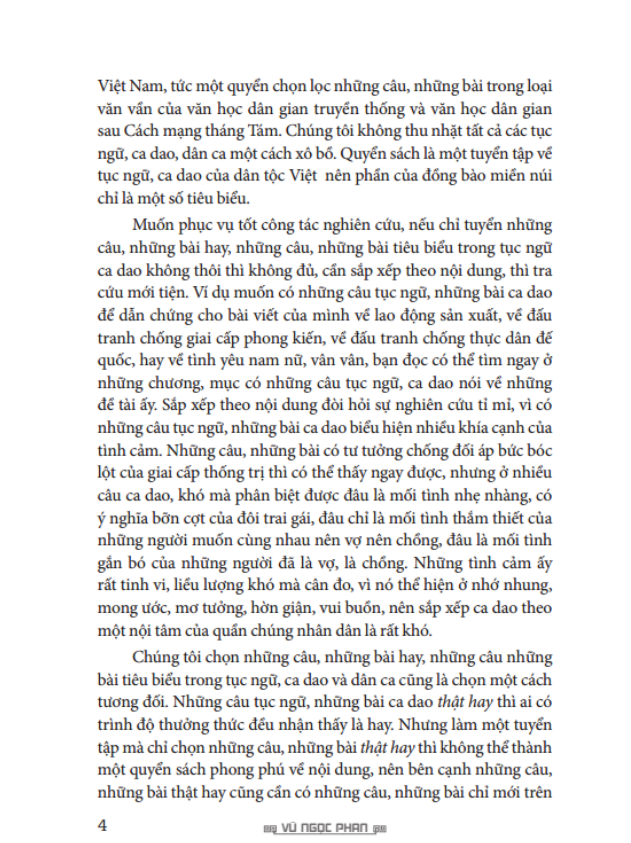 Tục ngữ, ca dao, dân ca Việt Nam (Bìa cứng tái bản)