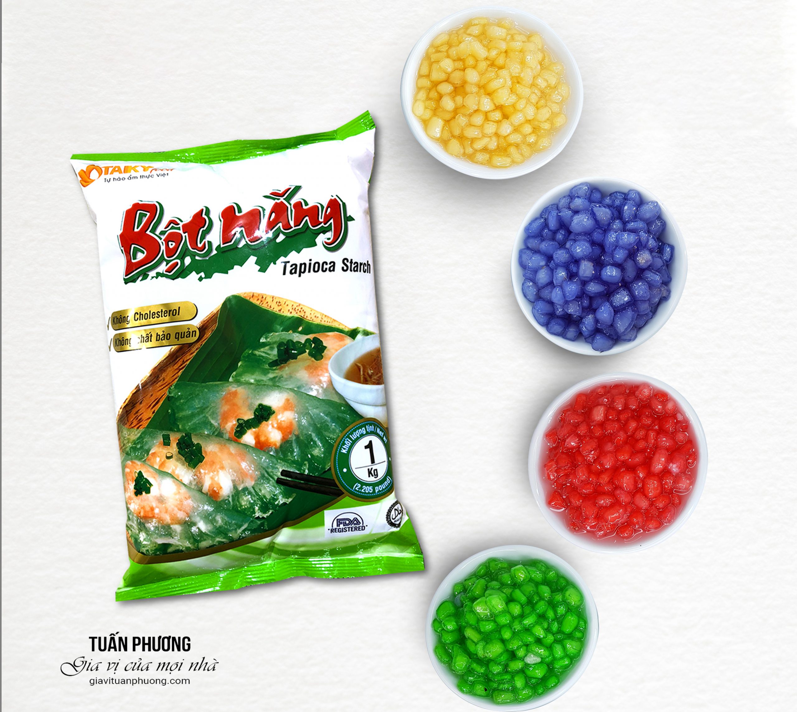 1 túi bột năng 400 gram