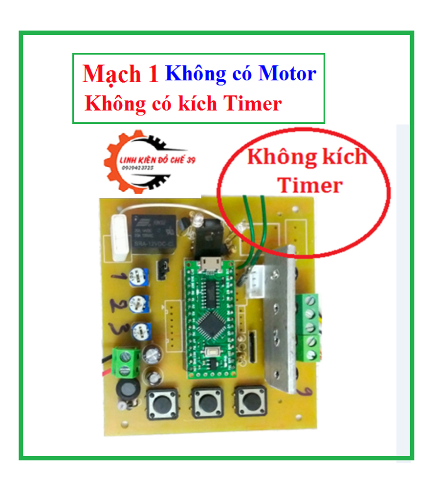 Mạch khiển motor bước có Driver ( code hàn pin )