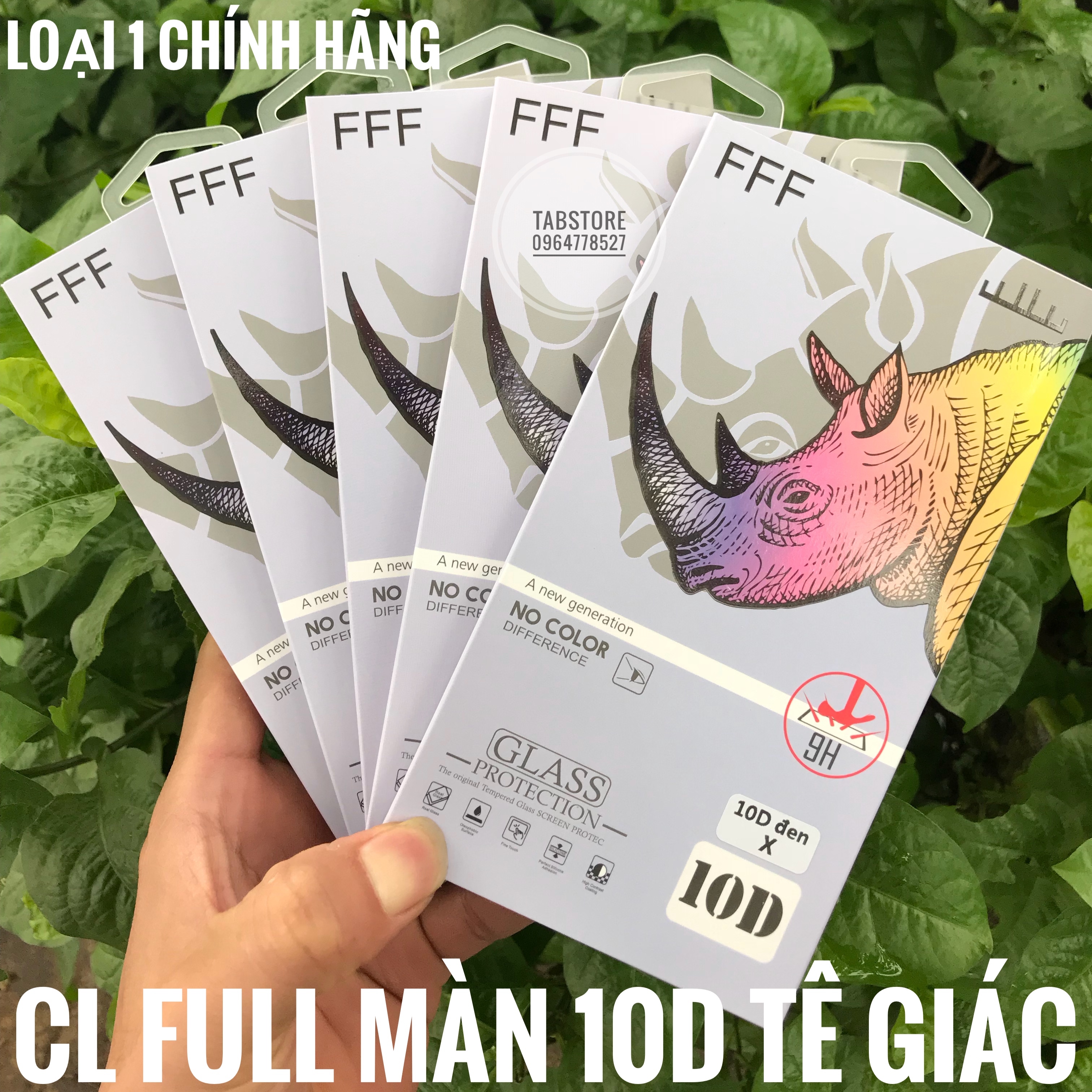 Cường Lực Full Màn 10D Tê Giác Loại 1