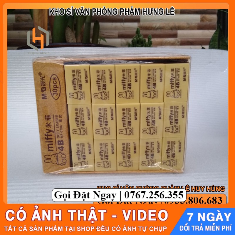 [HCM]Gôm M&G Mify 4B màu vàng FXP96580