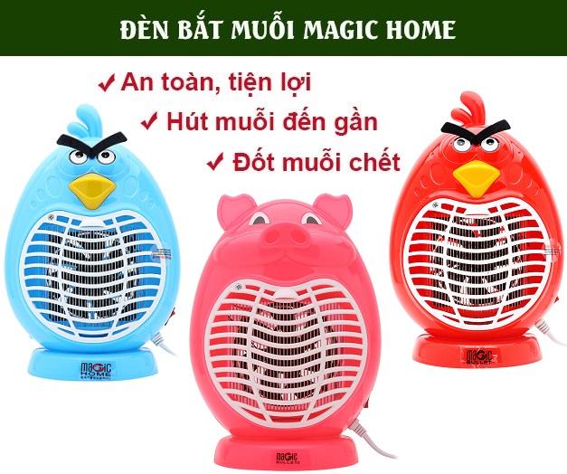 Đèn bắt muỗi hình thú Magic tiện dụng